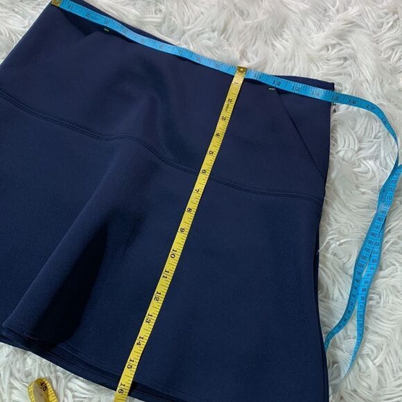 POLO GOLF RALPH LAUREN skort lime green built in shorts & trim pockets side zip - Picture 10 of 12